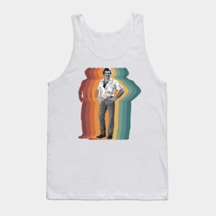 Tom Selleck Vintage Rainbow Tank Top